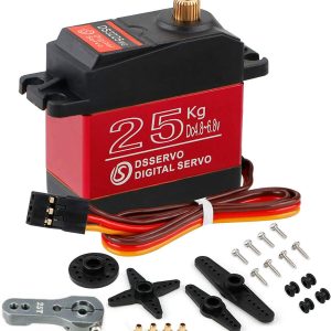 DSSERVO DS3225MG 25KG Waterproof Digital Servo - High Torque, 180° Degrees Rotation