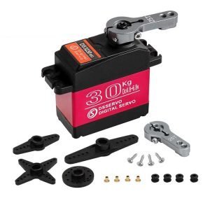 DSSERVO DS3230MG High-Torque 30KG Waterproof Digital Servo for 1/8 1/10 1/12 RC Cars (180° Rotation)