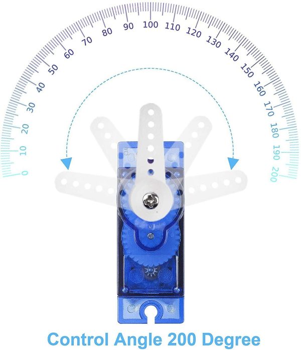 10 x SG90 9G Micro Servo Motor For RC Robot Helicopter Airplane Car Boat PR USA - Image 4