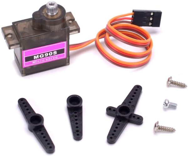 8 Pack MG90S Metal Gear Micro Servo for Boat Car Plane RC Helicopter Arduino - Image 4