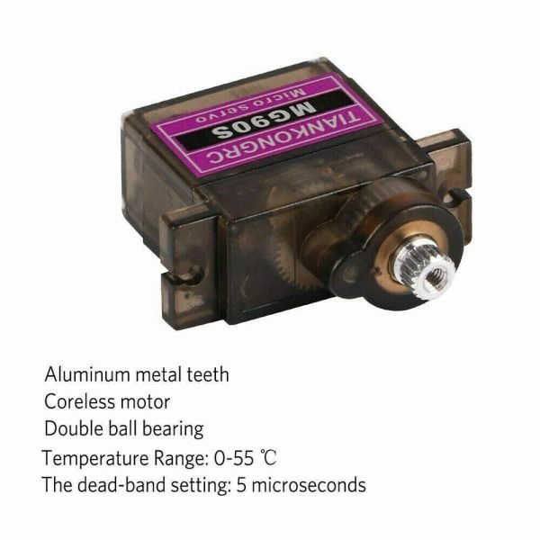 8 Pack MG90S Metal Gear Micro Servo for Boat Car Plane RC Helicopter Arduino - Image 11